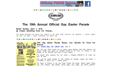 Desktop Screenshot of gayeasterparade.com