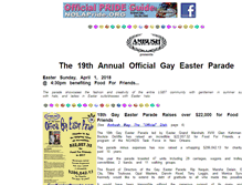 Tablet Screenshot of gayeasterparade.com